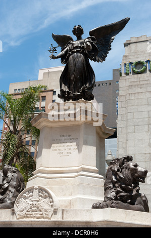 War Memorial in front of the City Hall, Durban, South Africa Stock Photo