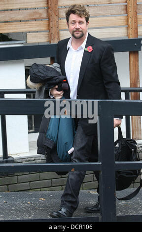 Michael Ball outside the ITV studios London, England - 10.11.11 Stock Photo