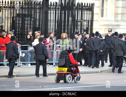 Atmosphere Remembrance Sunday commemorations held at the Cenotaph. London, England - 13.11.11 Stock Photo