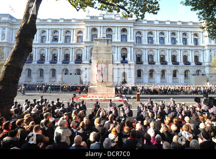 Atmosphere Remembrance Sunday commemorations held at the Cenotaph. London, England - 13.11.11 Stock Photo