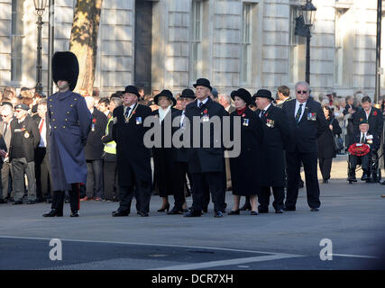 Atmosphere Remembrance Sunday commemorations held at the Cenotaph.  London, England - 13.11.11 Stock Photo