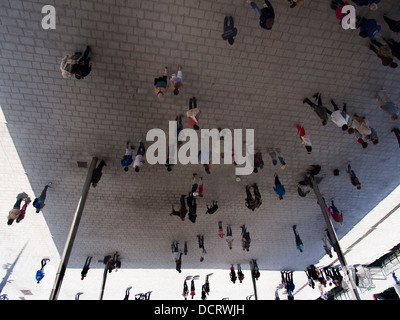 The world turned upside-down - strange reflections at the Old Port of Marseilles, France 18 Stock Photo