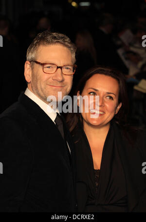 Kenneth Branagh and wife Lindsay Brunnock 'My Week with Marilyn' - UK premiere held at the Cineworld Haymarket - Arrivals London, England - 20.11.11 Stock Photo