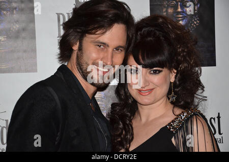 Derek C. Pratt and Vikki Lizzi  Actors Jeremy London And Rachele Brooke Smith Celebrates Their Birthdays At Eden Nightclub Hollywood, California - 19.11.11 Stock Photo