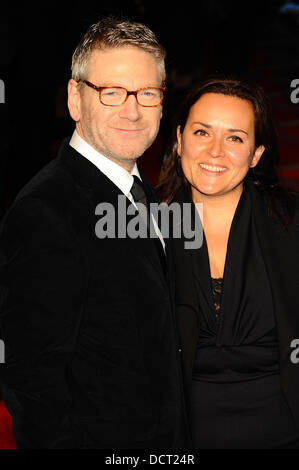 Kenneth Branagh and wife Lindsay Brunnock 'My Week with Marilyn' UK premiere held at the Cineworld Haymarket - Arrivals. London, England - 20.11.11 Stock Photo