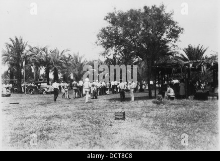 CCC Camp BR-74 Yuma Project, Gadsden Park, Arizona, Photo of enrollees ...