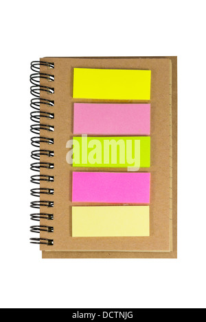 Sticky note isolate on a white background. Stock Photo