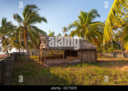 Hotels in Varkala, the coast of the Indian Ocean Stock Photo