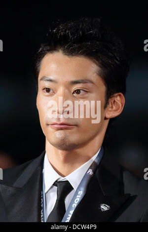 Tokyo, Japan. 22nd Aug, 2013. Ryosuke Irie, Aug 21, 2013 : Ryosuke Irie, film ' Man of Steel' Japan premiere on 21 Aug 2013 Tokyo Japan Credit:  Aflo Co. Ltd./Alamy Live News Stock Photo