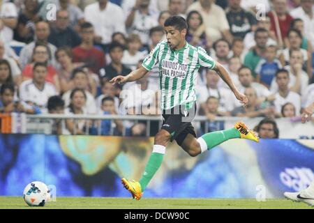 Juanfran (Betis), AUGUST 18, 2013 - Football / Soccer : Spanish Primera Division 'Liga BBVA (Espanola)' match between Real Madrid 2-1 Real Betis at Estadio Santiago Bernabeu in Madrid, Spain. (Photo by AFLO) Stock Photo