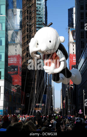 Diary of a Wimpy Kid,    balloon float at Macy's 85th Annual Thanksgiving Day Parade. New York, USA - 24.11.11 Stock Photo