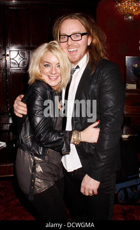 Tim Minchin and Sheridan Smith Celebrities attending 'Matilda The Musical' press night at the Theatre Royal - Inside London, England - 24.11.11  ***Not Available for Publication in the Daily Express, Daily Star and Evening Standard. Available for Publication in the Rest of the World*** Credit Mandatory: Cameron Clegg/WENN.com Stock Photo