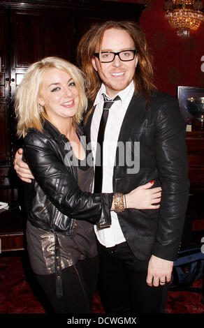 Tim Minchin and Sheridan Smith Celebrities attending 'Matilda The Musical' press night at the Theatre Royal - Inside London, England - 24.11.11  ***Not Available for Publication in the Daily Express, Daily Star and Evening Standard. Available for Publication in the Rest of the World*** Credit Mandatory: Cameron Clegg/WENN.com Stock Photo