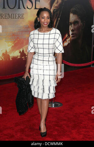 Anika Noni Rose,  at the World Premiere of 'War Horse' at Avery Fisher Hall in the Lincoln Center for The Performing Arts. New York City, USA - 04.12.11 Stock Photo