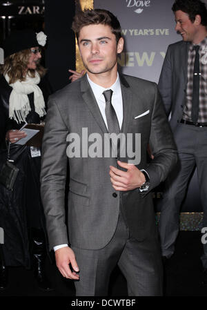 Zac Efron Los Angeles premiere of 'New Year's Eve' at Grauman's Chinese Theatre. Hollywood, California - 05.12.11 Stock Photo