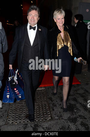 Alan Titchmarsh and his wife Alison Titchmarsh,  at Richard Desmond's Birthday. London, England - 08.12.11 Stock Photo