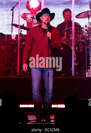 Trace Adkins performing at Riviera Hotel and Casino Las Vegas, Nevada - 09.12.11 Stock Photo