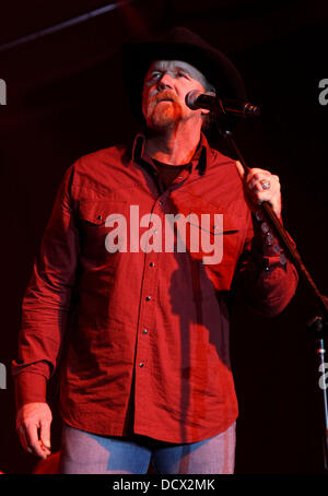 Trace Adkins performing at Riviera Hotel and Casino Las Vegas, Nevada - 09.12.11 Stock Photo