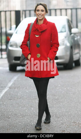 Alex Jones at the ITV studios London, England - 14.12.11 Stock Photo