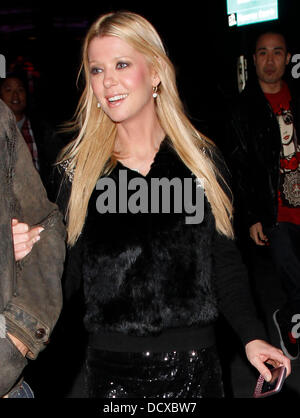 Tara Reid arriving at the Staples Center to watch Jay-Z and Kanye West in concert Los Angeles, California, USA - 13.12.11 Stock Photo