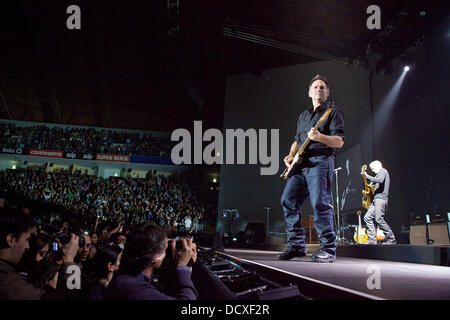 Bryan Adams performing live on stage at Pavilhao Atlantico. Lisbon, Portugal - 15.12.11 Stock Photo