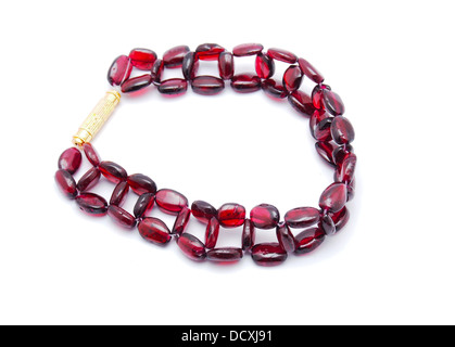 garnet bracelet Stock Photo