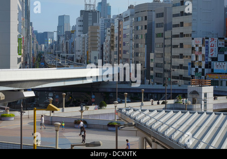 HIghway view from Ueno station Stock Photo