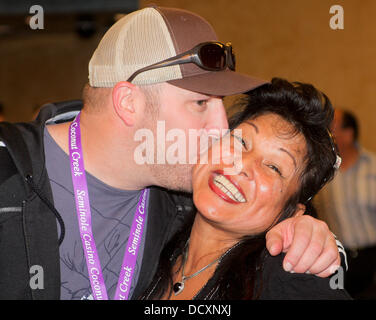 Hosea Rosenberg,  at the Seminole Casino Coconut Creek Casino celebrates the opening of its Stax Poker Lounge. Coconut Creek, Florida - 27.12.11 Stock Photo