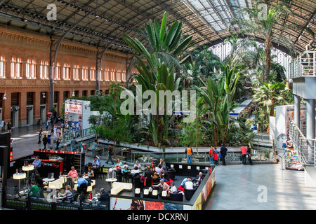 Madrid, Railway Station Atocha Stock Photo
