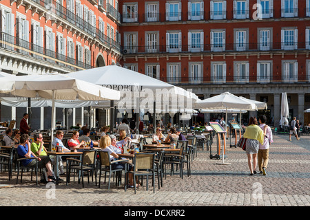 Madrid, Plaza Mayor Stock Photo