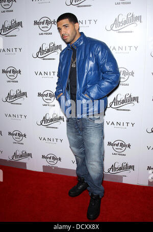 Drake  Rapper Drake hosts After Concert Party at Vanity Nightclub at Hard Rock Hotel and Casino  Las Vegas, Nevada - 01.01.12