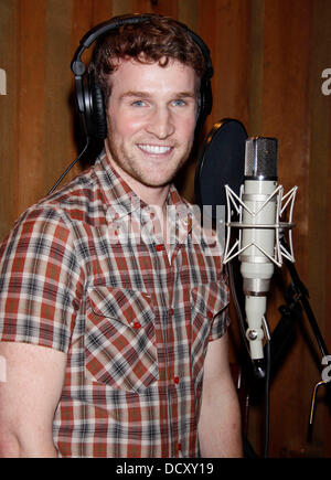 Claybourne Elder The cast recording session of the Broadway musical