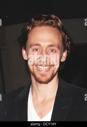 Tom Hiddleston Celebrities outside the Soho Hotel in London London, England - 07.01.12 Stock Photo