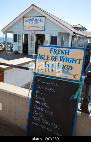 Seafood, Ventnor Fisheries, Ventnor, Isle of Wight, UK, Stock Photo