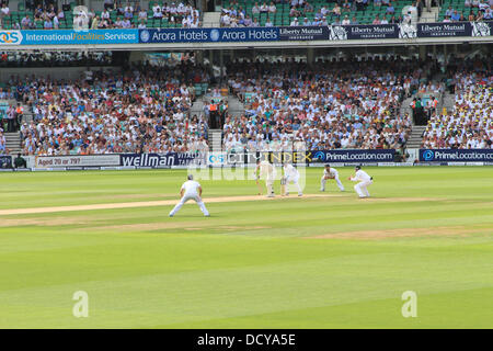 London, UK. 21st August 2013. Day 1 of the 5th Investec Test Match at The Oval. 'The Ashes' Credit:  Ashok Saxena/Alamy Live News Stock Photo