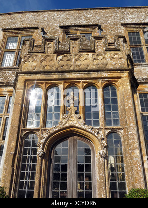 Main hall entrance, Brympton d'Evercy, Yeovil, South West England,UK, BA22 8TD - Sydenham family - Brympton House Stock Photo