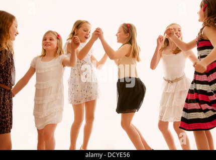 Group of Girls Dancing