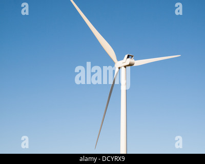 Wind turbines farm in Limon, Colorado. Stock Photo