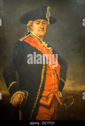 19th century - JBD de Vimeur Count de Rochambeau, Marshal of France - Charles-Edouard Armand Dumaresq ca 1850 oil on canvas Stock Photo