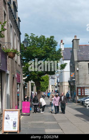 The Big Tree in Albert Street, the main shopping street in Kirkwall, Mainland, Orkney. Stock Photo