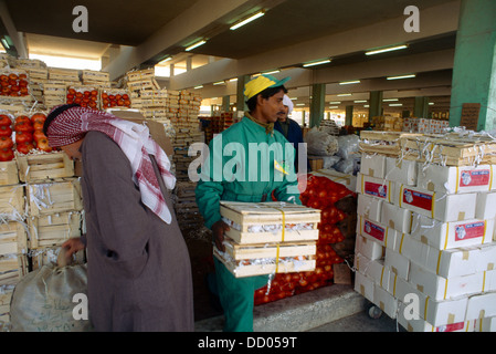 Kuwait City Kuwait Iranian Vegetable Market Foreign Worker Stock Photo