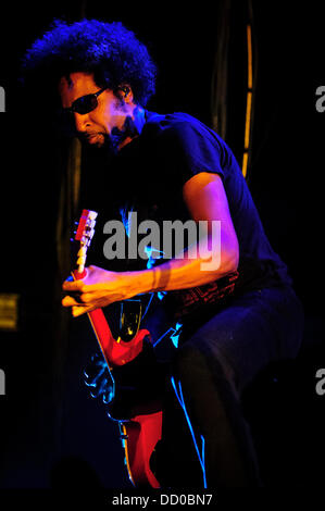 Aug. 20, 2013 - Toronto, Ontario, Canada - Vocalist for American rock band 'Alice In Chains' WILLIAM DUVALL performs at Rockstar Energy Drink Uproar Festival in Toronto. (Credit Image: © Igor Vidyashev/ZUMAPRESS.com) Stock Photo