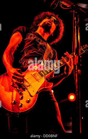 Aug. 20, 2013 - Toronto, Ontario, Canada - Vocalist for American rock band 'Alice In Chains' WILLIAM DUVALL performs at Rockstar Energy Drink Uproar Festival in Toronto. (Credit Image: © Igor Vidyashev/ZUMAPRESS.com) Stock Photo