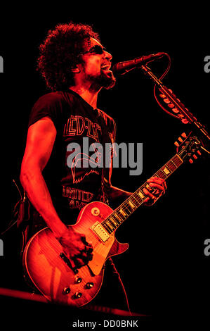 Aug. 20, 2013 - Toronto, Ontario, Canada - Vocalist for American rock band 'Alice In Chains' WILLIAM DUVALL performs at Rockstar Energy Drink Uproar Festival in Toronto. (Credit Image: © Igor Vidyashev/ZUMAPRESS.com) Stock Photo