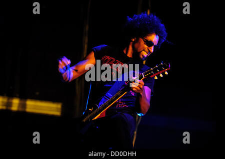 Aug. 20, 2013 - Toronto, Ontario, Canada - Vocalist for American rock band 'Alice In Chains' WILLIAM DUVALL performs at Rockstar Energy Drink Uproar Festival in Toronto. (Credit Image: © Igor Vidyashev/ZUMAPRESS.com) Stock Photo