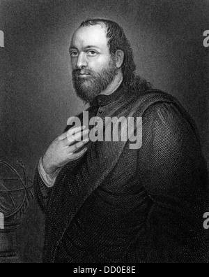 Kenelm Digby (1603-1665) on engraving from 1827. English courtier and diplomat. Stock Photo