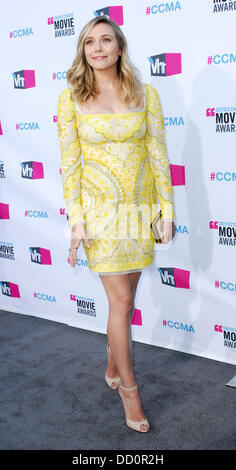 Elizabeth Olsen  17th Annual Critic's Choice Movie Awards - Arrivals Los Angeles, California - 12.01.12 Stock Photo