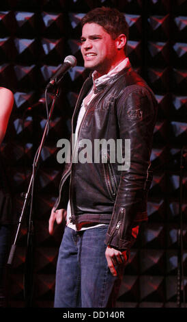 Jeremy Jordan from the film 'Joyful Noise'  'If It Only Even Runs A Minute 8', a concert series celebrating underappreciated Broadway musicals, held at Joe's Pub.   New York City, USA - 16.01.12 Stock Photo