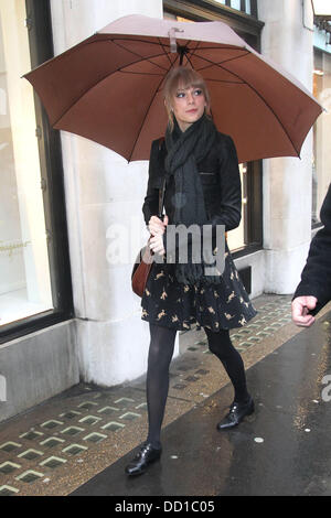 Taylor Swift  out and about in central London London, England - 24.01.12 Stock Photo