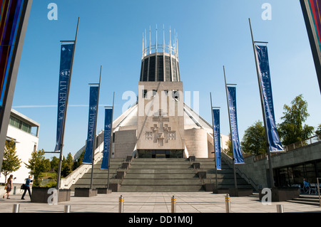 Liverpool Metropolitan Cathedral, Liverpool, UK Stock Photo